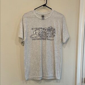 Gildan Light Gray Sturgis Motorcycle Rally 81 Years Graphic Tee